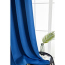 RUTHY'S TEXTILE THERMAL ROOM DARKENING BLACKOUT WINDOW CURTAIN - CLASSIC BLUE - Brand New