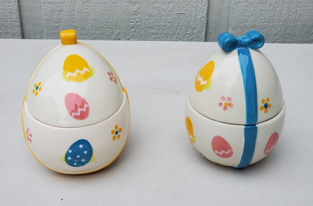 Temp-tations Set of 3 Figural Lidded Ramekins by Tara Old World Easter ...