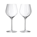 Waterford Elegance Optic Red Wine Glass Set of 2 25 oz 40027215 - Clear - Like New