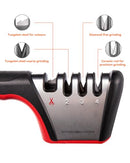 BRIGII 4-IN-1 KNIFE SHARPENER KITCHEN KNIFE ACCESSORIES CERAMIC STEEL SCISSORS - Like New