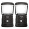 ENERGIZER LED LANTERN X1500 2 PACK BATTERY POWERED LANTERN EMERGENCY - BLACK Like New