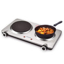 Electric Double Burner Hot Plate Cooking 1800W Portable Electric Stove 6 Speed - Like New