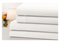 BIBB HOME FLANNEL 100% COTTON 4 PIECE BED SET QUEEN - WHITE - Brand New