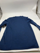 GALAXY BY HARVIC PULLOVER HEATHER KNIT SHIRT MEN'S - SIZE: MEN L - NAVY - Brand New