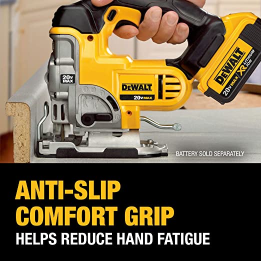 DEWALT 20V MAX XR Jig Saw 3,000 Blade Speed Motor Bare Tool DCS331B - Yellow - Like New