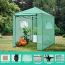PEXFIX 6'X 5' PORTABLE WALK-IN GREENHOUSE EASY SETUP GARDEN GREEN HOUSES - GREEN - Like New