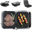 Gevi Electric Griddle, 7-in-1 Electric Grill Air Fryer Combo, Silver - Brand New