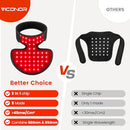 VICONOR RED LIGHT NECK AND CHEST DEVICE 660NM & 850NM LIGHT THERAPY - BLACK - Like New