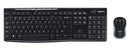 Logitech K270 WIRELESS KEYBOARD, M185 WIRELESS MOUSE COMBO, LONG BATTERY - BLACK - Like New