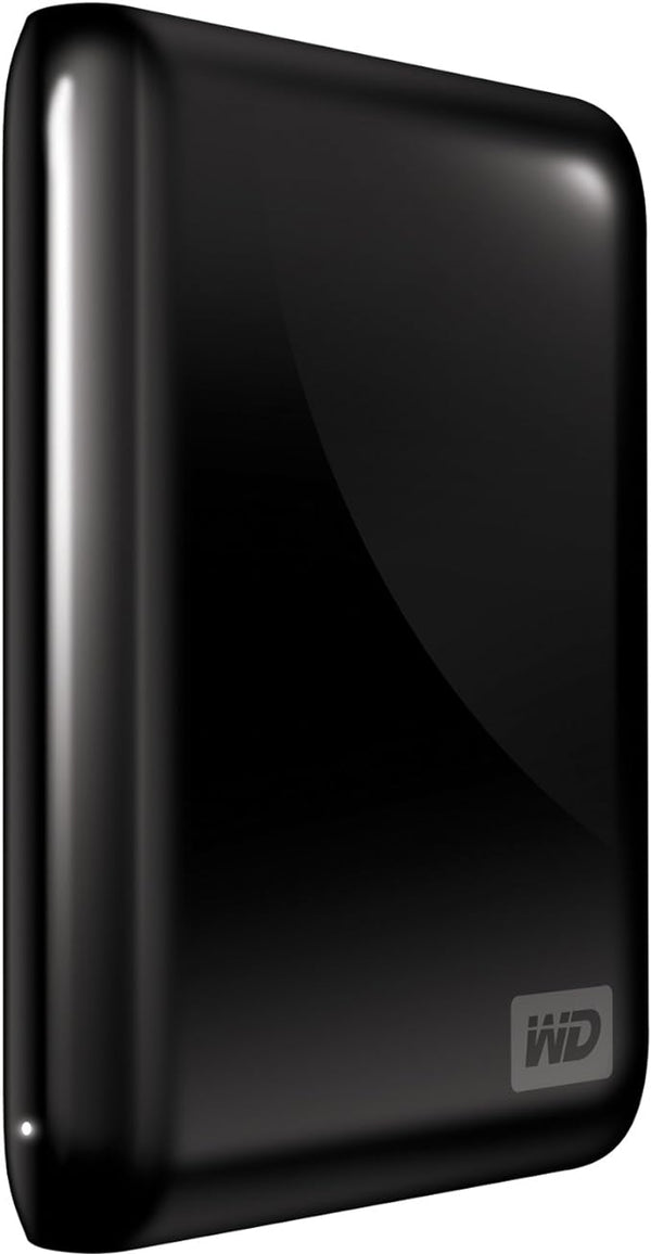 WD My Passport Essential 500GB Portable Hard Drive WDBACY5000ABK-01 - Black - Like New