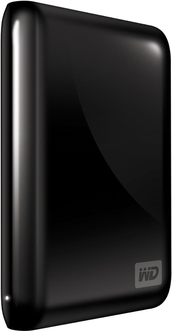 WD My Passport Essential 500GB Portable Hard Drive WDBACY5000ABK-01 - Black - Like New