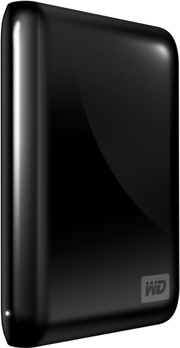 WD My Passport Essential 500GB Portable Hard Drive WDBACY5000ABK-01 - Black Like New