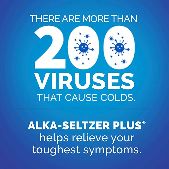 10-Pack: Alka-Seltzer Plus Severe Cold PowerFast Fizz Tablets (200 total) New