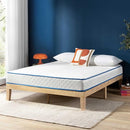 Best Price Mattress 6 Inch Bonnell Spring Hybrid Mattress, Twin - White - Like New