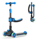 GOTRAX KS3 PRO FOLDING KICK SCOOTER FOR KIDS ONE KEY REMOVABLE SEAT - BLUE - Like New