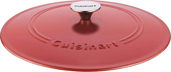 Cuisinart Cast Iron 5.5 Quart Round CI655-28PP - Peony Pink - Like New