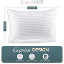 UTOPIA BEDDING HOTEL BED PILLOWS, QUEEN SIZE, SET OF 2 - WHITE - Brand New
