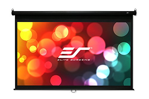 ELITE SCREENS MANUAL B 110" 16:9 4K ULTRA HD WALL/CEILING MOUNT MANUAL SCREEN - Like New