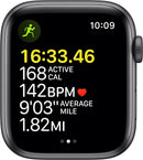 For Parts: APPLE WATCH 44mm SPACE GRAY MKQ63LL/A CANNOT BE REPAIRED DEFECTIVE SCREEN/LCD