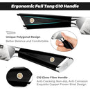 SHAN ZU DAMASKUS CHEF KNIFE 6" 67-LAYER JAPANESE STEEL 10CR15COMOV - G10 HANDLE - Like New