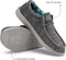 110354000 Hey Dude Wally Sox Charcoal Men's Shoe Charcoal Size 12 - Like New