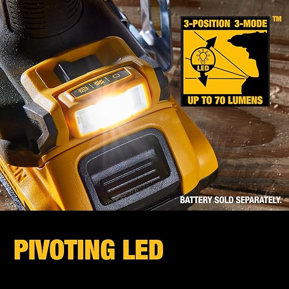 DEWALT 20V MAX Hammer Drill 1/2" Cordless Brushless Compact Tool Only - Yellow - Like New