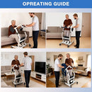 PROTRAVERSE STAND ASSIST LIFT SIT TO STAND PATIENT TRANSFER CHAIR - WHITE/BLACK - Like New