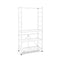 ORIGAMI 4 TIER FOLDABLE HEAVY DUTY METAL STEEL ADJUSTABLE GARAGE - WHITE - Like New