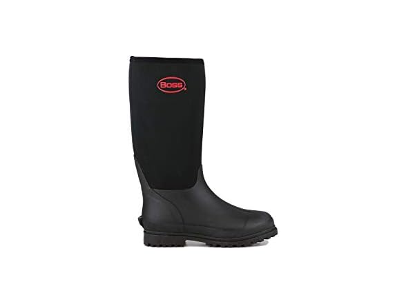 BOSS NEOPRENE BOOT WATERPROOF WORK RUBBER SOLE STEEL SHANK - Scratch & Dent