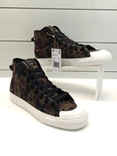 ADIDAS NIZZA HIGH RF CAMO HQ8536 HI TOP CASUAL CANVAS SNEAKERS 9.5 - GREEN CAMO - Brand New