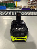 LONGFIT 18V LITHIUM ION BATTERIES, 108WH (6.0AH) P108, 1-PACK - BLACK/GREEN - Like New