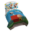 Peanuts Charlie Brown Sunny Day Twin Comforter Reversible B015OWGT4Y - Brand New