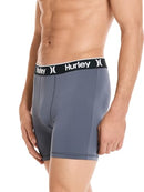 HURLEY MEN'S 5 PACK STRETCH BOXER BRIEFS MEDIUM DYPSIS LEAVES COMBO - Like New