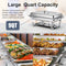 BLUEBOW 4 PACK CHAFING DISHES FOR BUFFET SET - SILVER - Like New