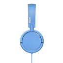 Philips K2019 Lightweight On-Ear Wired Kids Headphones, Built-in Mic, Blue - Brand New