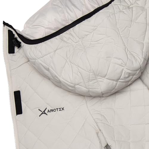 ARCTIX WOMENS LIGHTWEIGHT INSULATED WATER RESISTANT HOODED JACKET SIZE: L - GRAY - Brand New