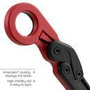 CRKT PROVOKE EDC FOLDING KNIFE, 2.47" HAWKBILL BLADE, KINEMATIC - RED/BLACK - Like New