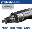 DREMEL 8250-5 12V W/ BRUSHLESS MOTOR - 5 ROTARY TOOL ACCESSORIES, 3AH BATTERY - Like New