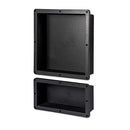 Zigzag Easy Installation Waterproof Double Recessed Shower Shelves Niche - Like New