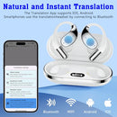 COTGOT LANGUAGE TRANSLATION EARBUDS 144 LANGUAGE TRANSLATION DEVICE HAZ1 - WHITE - Like New