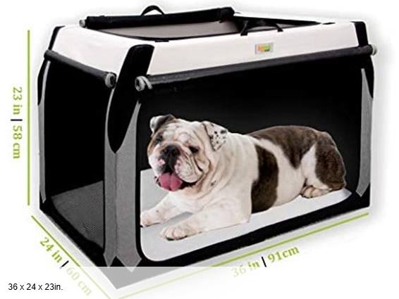 DOGGOODS DO GOOD FOLDING TRAVEL KENNEL + CRATE, LARGE - 36 - Scratch & Dent