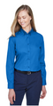 78193 Core 365 Ladies Operate Long-Sleeve Twill Shirt New