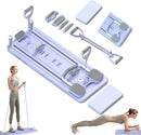 FITSUPPORT PILATES BOARD FULL-BODY WORKOUT TRAINER WITH AUTOMATIC REBOUND PURPLE - Like New