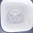 MOYU PORTABLE WASHING MACHINE FOLDABLE BUCKET WASHER SOFT SPIN DRY - GRAY - Brand New