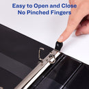 AVERY HEAVY-DUTY FRAMED VIEW BINDER, 1.5" EZD RINGS - NAVY - Like New