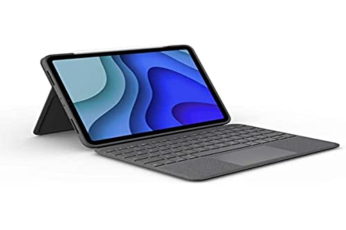 LOGITECH FOLIO TOUCH IPAD PRO 11 GEN 1 AND 2 KEYBOARD CASE TRACKPAD -GRAY - Like New