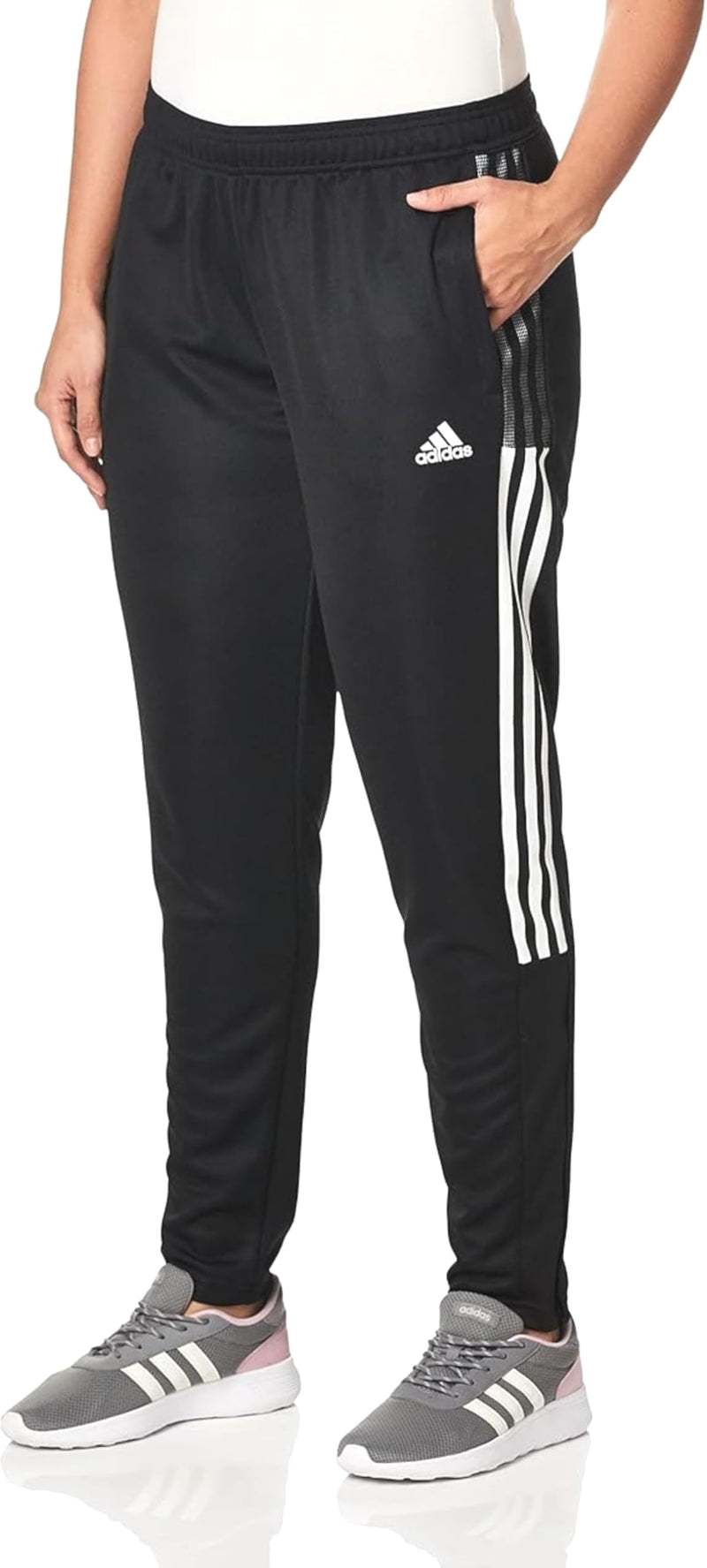 ADIDAS WOMEN'S TIRO 21 TRACK PANTS GM7310 - BLACK - SIZE M Like New