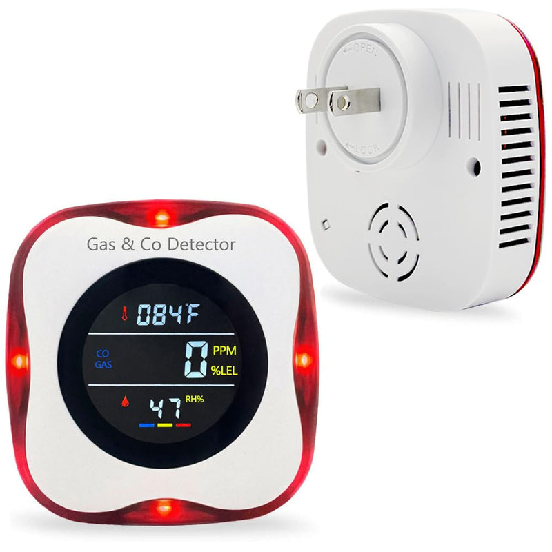 plug in carbon monoxide nat gas detectors kh alert combination gas detector - Like New