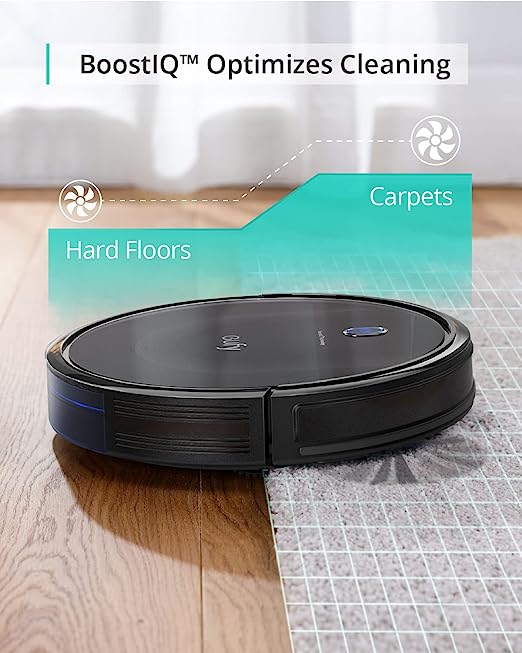 EUFY BoostIQ RoboVac 11S MAX Robot Vacuum Thin Self-Charging AK-T2126111 - BLACK - Like New