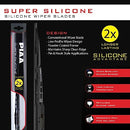 Piaa 95055 Super Silicone Wiper Blade 22" 550mm (Pack of 1) - NEW - Brand New